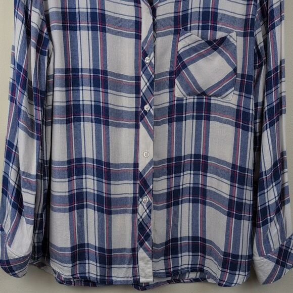 Rails Hunter Plaid Button Front Shirt Size L - Picture 6 of 11